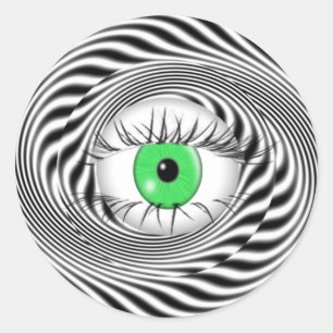 ADESIVO REDONDO OLHO HIPNÓTICO - HYPNOTIST