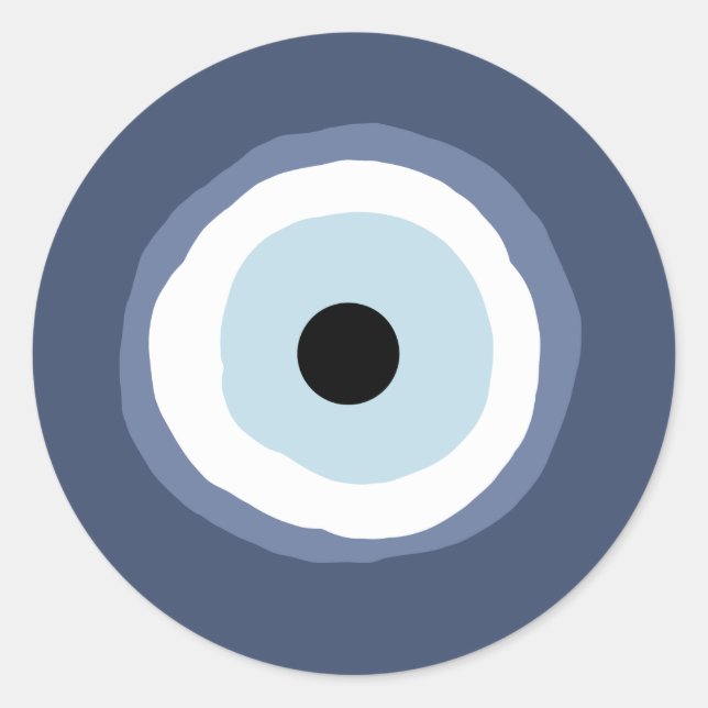 Adesivo Redondo Olho mau (Frente)