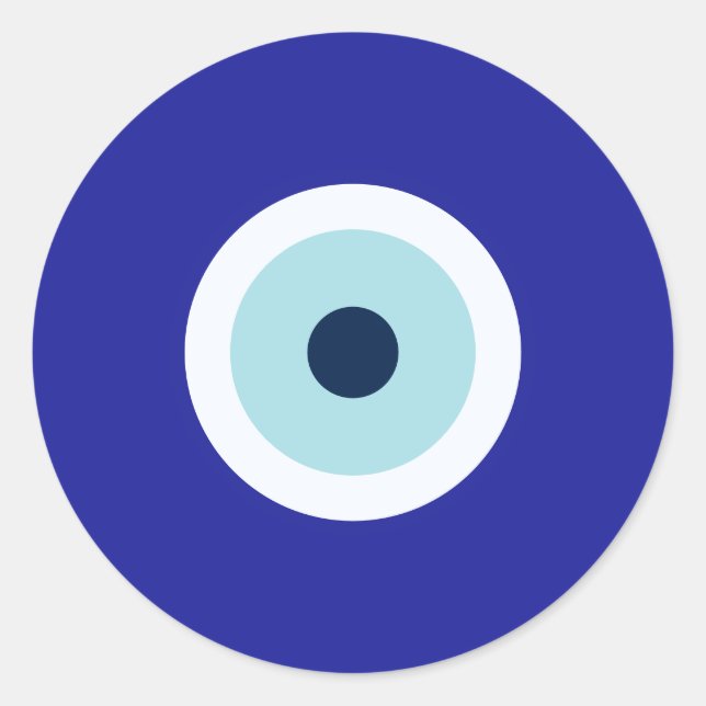 Adesivo Redondo Olho mau (Frente)