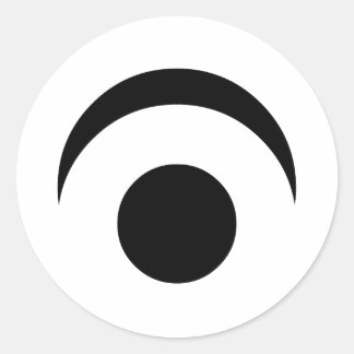Adesivo Redondo Olho Simples