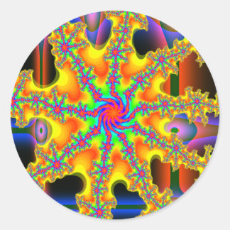 Adesivo Redondo Olhos de Cthulu Sticker