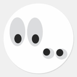 Adesivo Redondo olhos engraçados