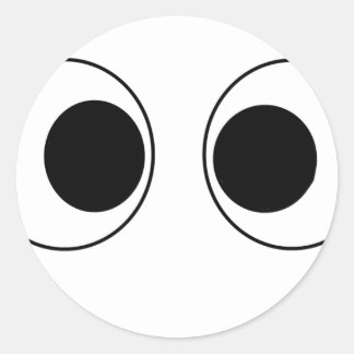 Adesivo Redondo Olhos Gigantes