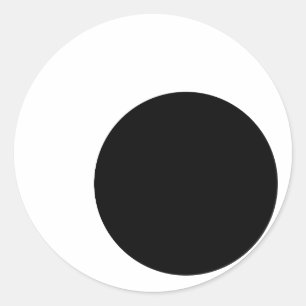 Adesivo Redondo Olhos Googly (nenhuma beira, dentro da área