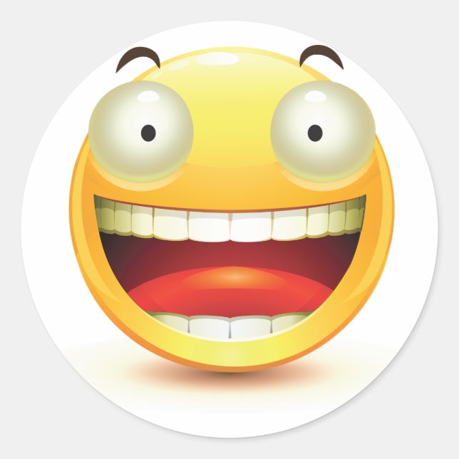 Adesivo Redondo Olhos Grandes (Frente)