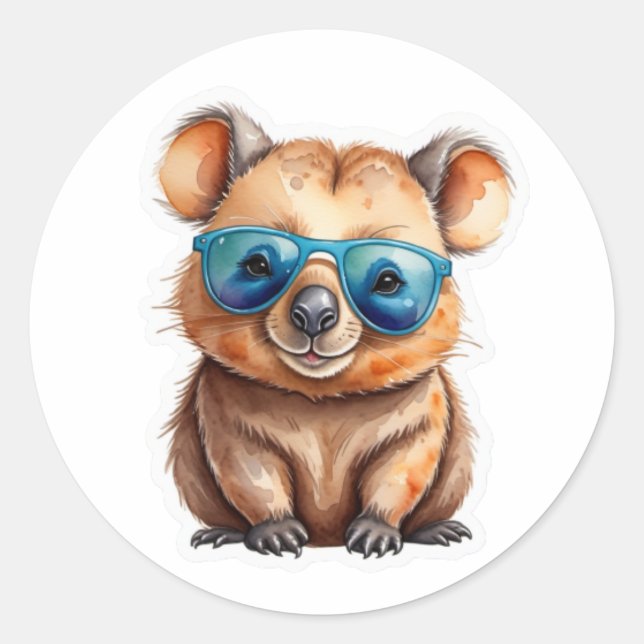 Adesivo Redondo Oliva * Verão (Frente)