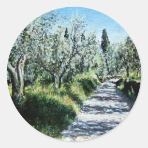 ADESIVO REDONDO OLIVEIRAS DA TUSCÂNIA
