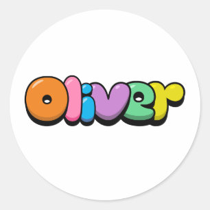 Adesivo Redondo Oliver