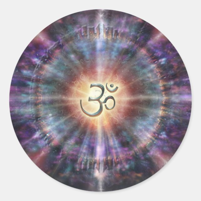Adesivo Redondo Om (Frente)