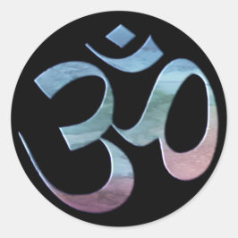 Adesivo Redondo Om 1