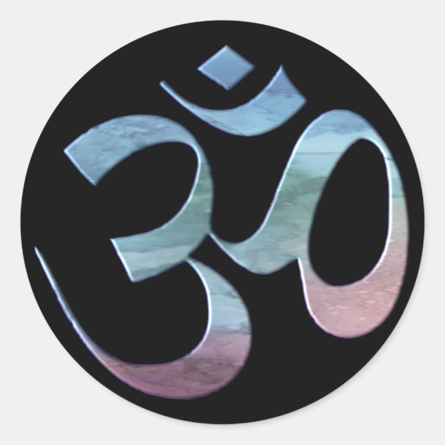 Adesivo Redondo Om 1 (Frente)