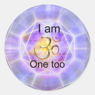 Adesivo Redondo OM Yantra