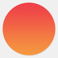 Ombre Vermelho e Laranja