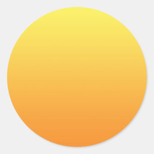 Adesivo Redondo Ombro Amarelo e Laranja