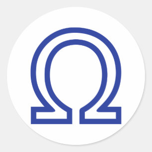 Adesivo Redondo Omega