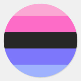 Adesivo Redondo Omnisexual Pride Flag