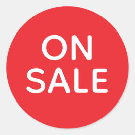 Adesivo Redondo On Sale Sticker | Red Label Promotion