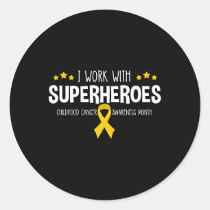 Adesivo Redondo Oncologia Pediátrica RN Enfermeira Oncologista Rib