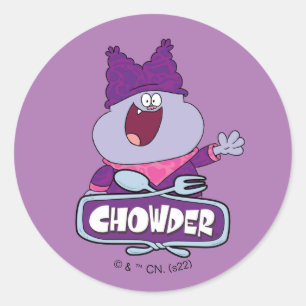 Adesivo Redondo Onda Chowder