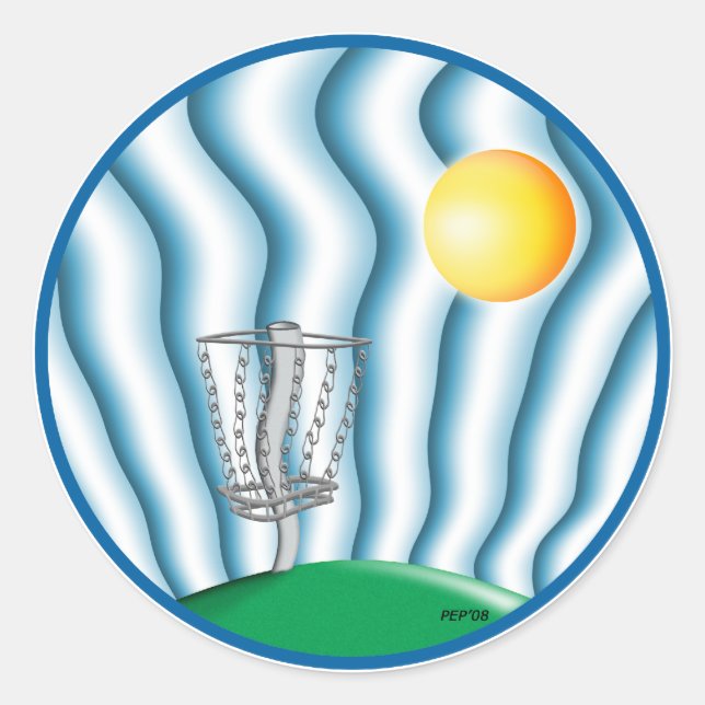 Adesivo Redondo Onda de calor (Frente)