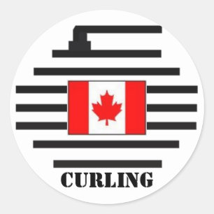 Adesivo Redondo Ondulação de Canadá