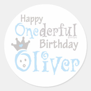 Adesivo Redondo ONEderful Oliver