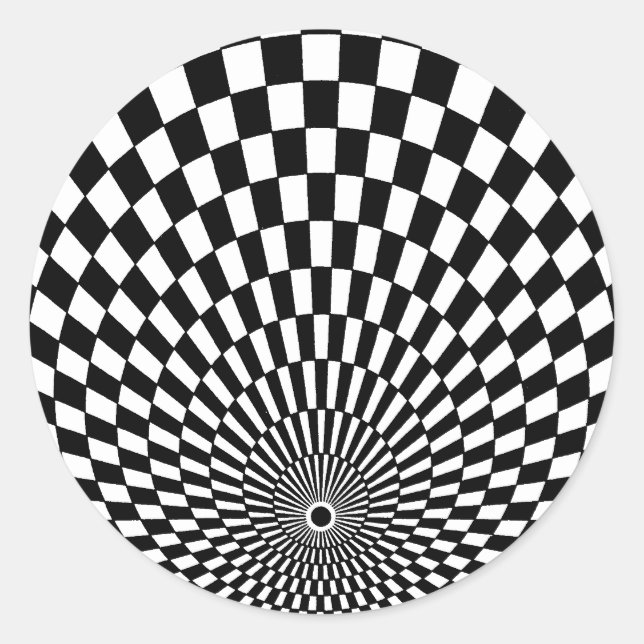 Adesivo Redondo OP -Art nº 2 em Emporio Moffa (Frente)