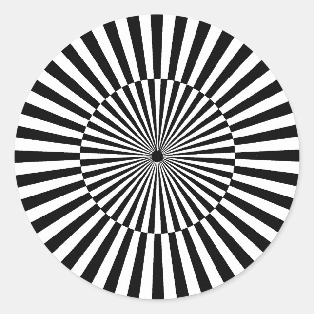 Adesivo Redondo OP -Art nº 3 em Emporio Moffa (Frente)