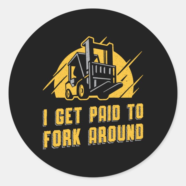 Adesivo Redondo Operador De Elevação Que Recebo Para Percorrer Cam (Frente)