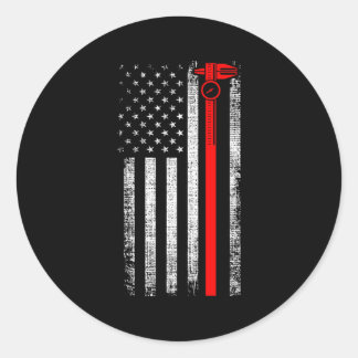 Adesivo Redondo Operador de Máquina Patriótico Cnc Mães de Sinaliz