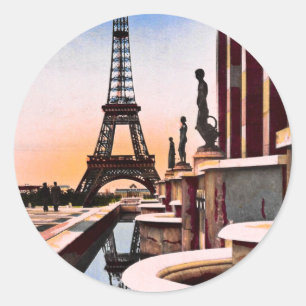 Adesivo Redondo Opinião colorida mão de olho de pássaros do