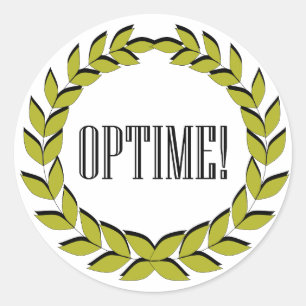 Adesivo Redondo Optime! Trabalho excelente!
