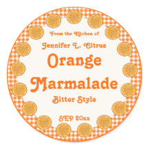 Orange Marmalade em Gingham