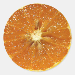 ADESIVO REDONDO ORANGE SLICE