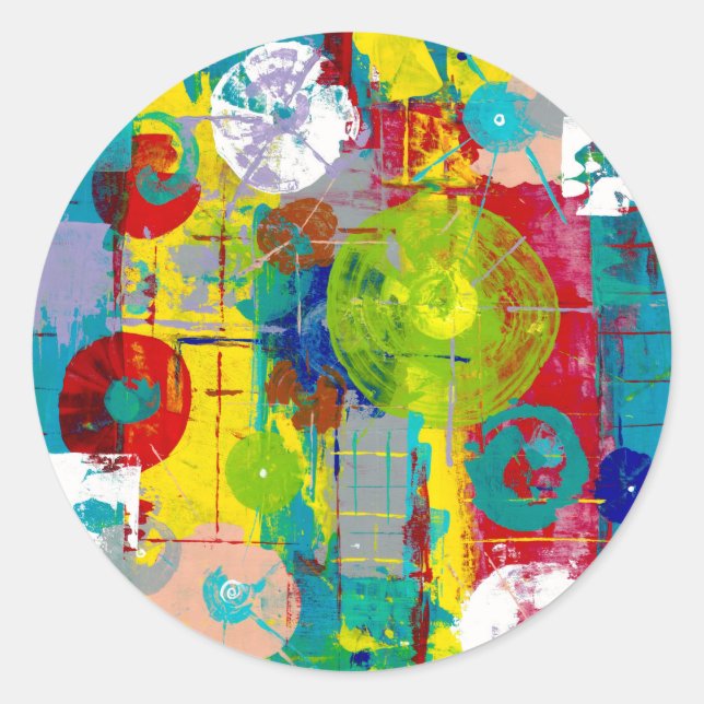 Adesivo Redondo Orbital Atômica (Frente)