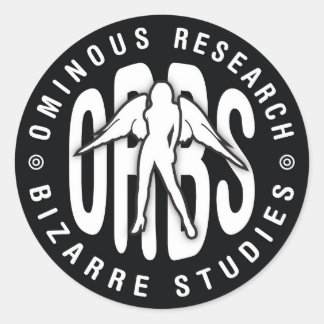 Adesivo Redondo ORBS 1,5 polegadas W/B Sticker 003