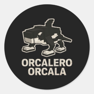 Adesivo Redondo Orcalero Orcala - Crianças Italianas Engraçadas co