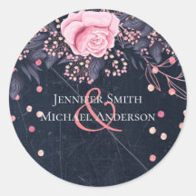 ORÇAMENTO Rosa Naval Rosegold Floral Casamento