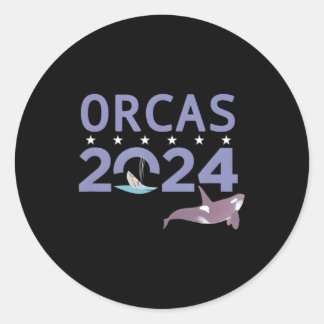 Adesivo Redondo Orcas 2024