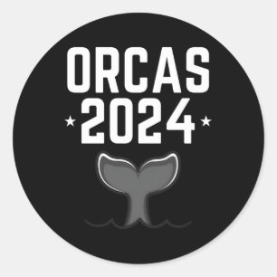 Adesivo Redondo Orcas 2024