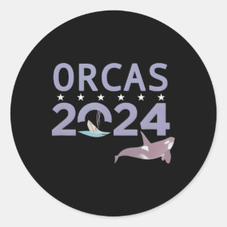 Adesivo Redondo Orcas 2024