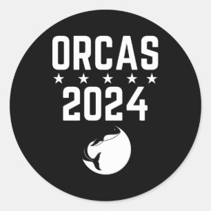 Adesivo Redondo Orcas 2024