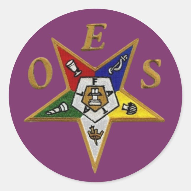 ADESIVO REDONDO ORDEM DA ESTRELA ORIENTAL (Frente)