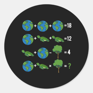 Adesivo Redondo Ordem De Operação Humor Dia Da Terra Do Professor 