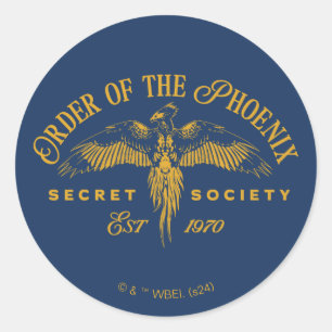 Adesivo Redondo ORDEM DO PROGRAMA PHOENIX Secret Society