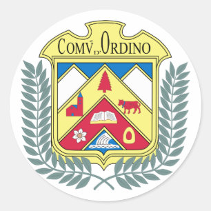 Adesivo Redondo Ordino, Andorra