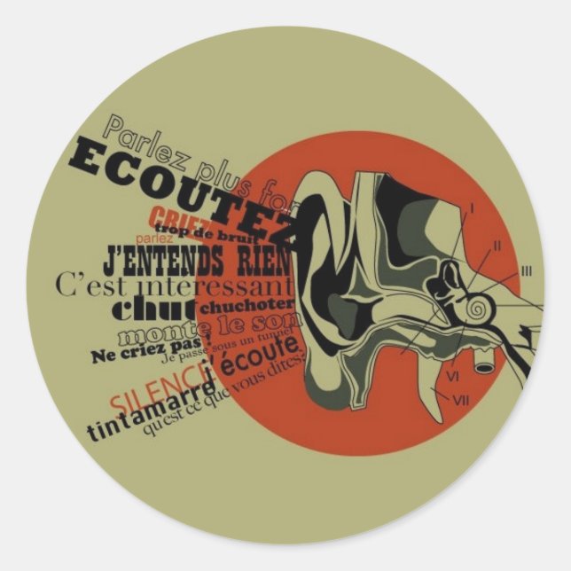 Adesivo Redondo Oreille (Frente)