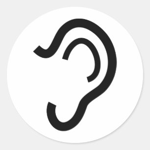 Adesivo Redondo Orelha