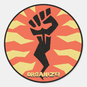 Adesivo Redondo Organize
