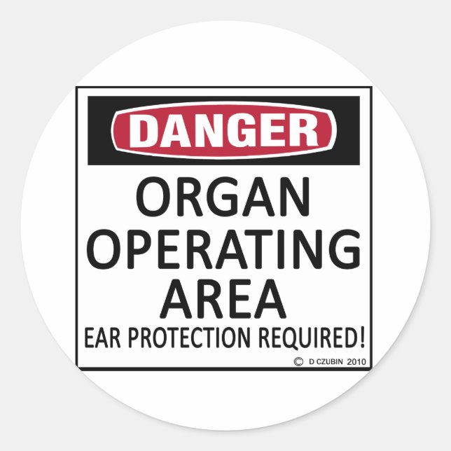 Adesivo Redondo Órgão de Área Operacional (Frente)